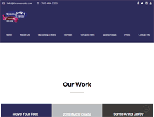 Tablet Screenshot of kinaneevents.com